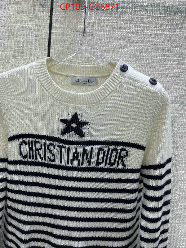 Clothing-Dior best luxury replica ID: CG6671 $: 109USD