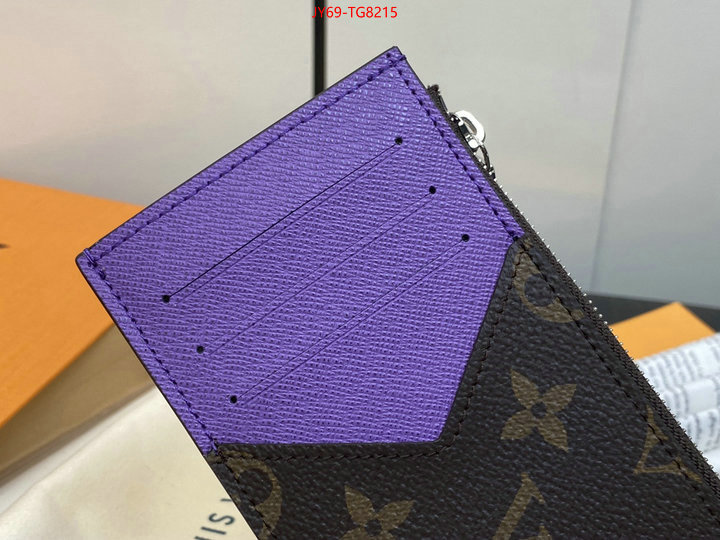 LV Bags(TOP)-Wallet wholesale replica ID: TG8215 $: 69USD