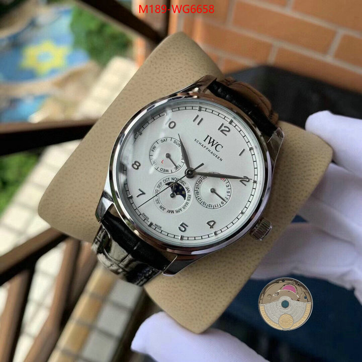 Watch(TOP)-IWC perfect quality designer replica ID: WG6658 $: 189USD