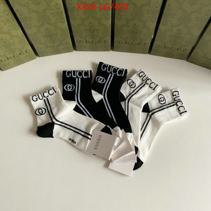 Sock-Gucci best luxury replica ID: LG7409 $: 29USD