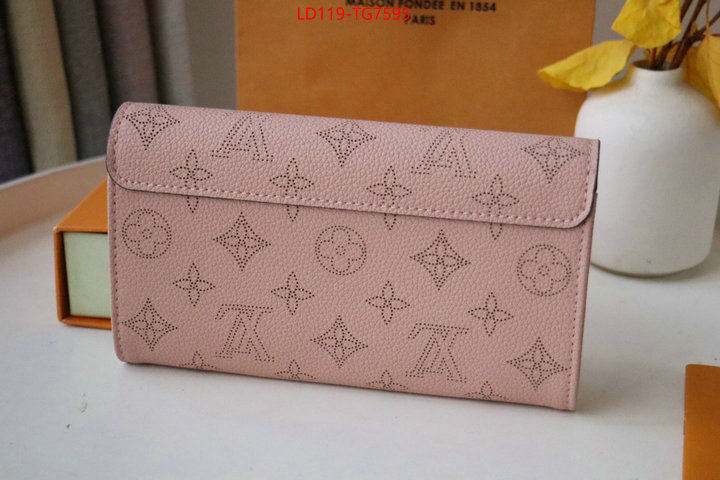 LV Bags(TOP)-Wallet aaaaa replica ID: TG7595 $: 119USD,