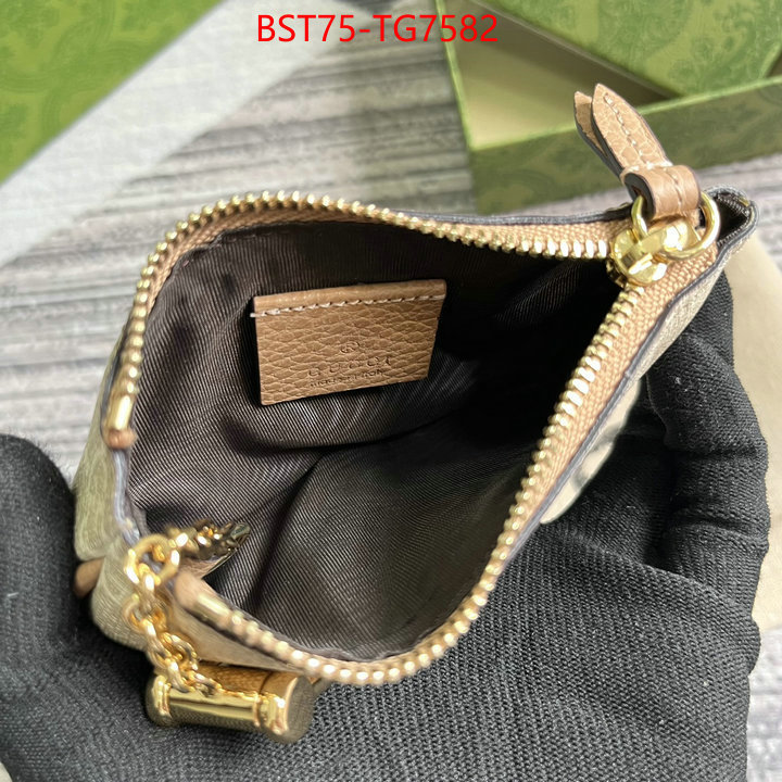 Gucci Bags(TOP)-Wallet- designer 1:1 replica ID: TG7582 $: 75USD,
