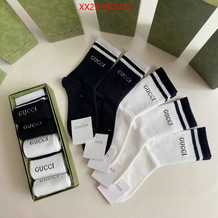 Sock-Gucci 2023 perfect replica designer ID: LG7412 $: 29USD