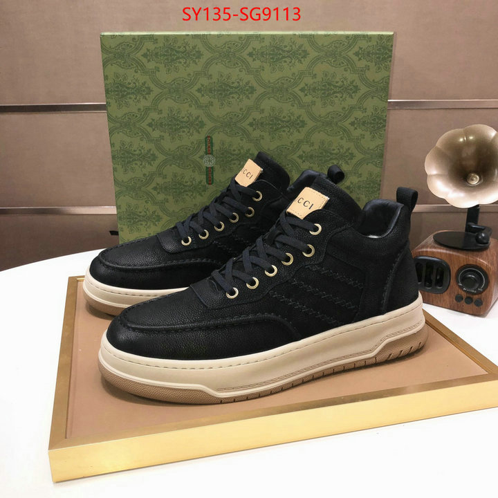 Men Shoes-Gucci designer wholesale replica ID: SG9113 $: 135USD