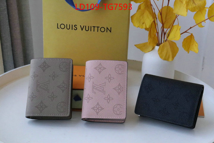 LV Bags(TOP)-Wallet 1:1 ID: TG7593 $: 109USD,