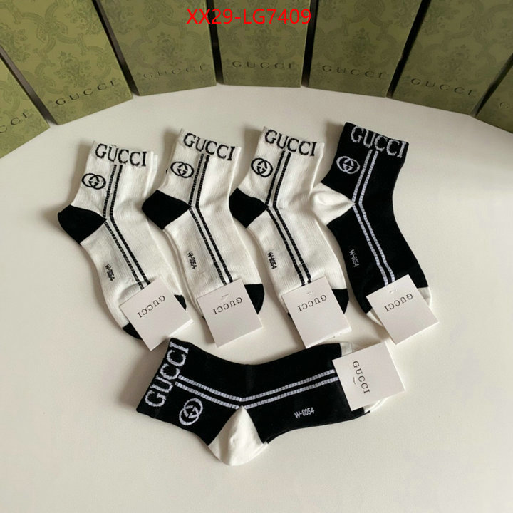 Sock-Gucci best luxury replica ID: LG7409 $: 29USD