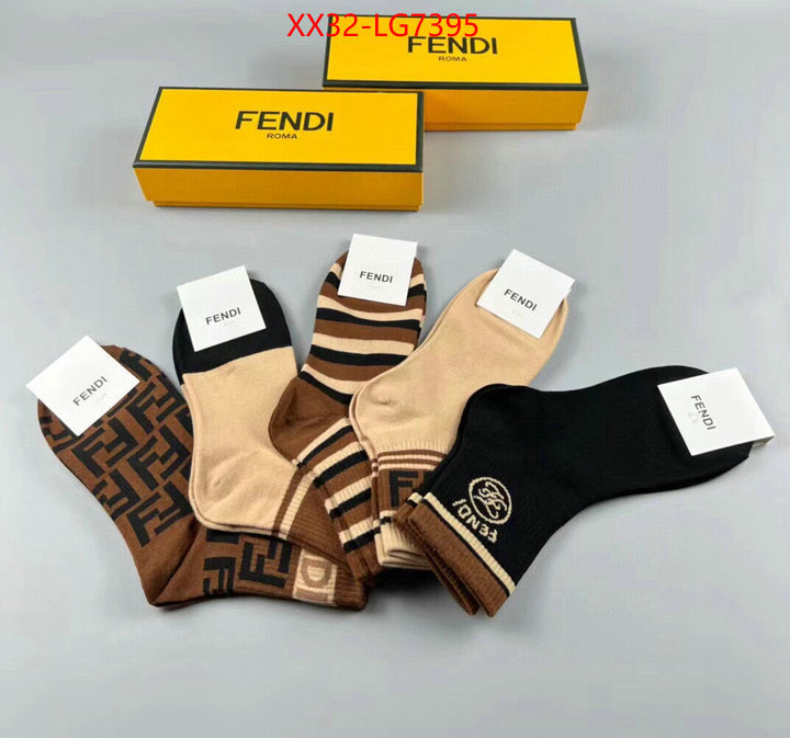 Sock-Fendi aaaaa quality replica ID: LG7395 $: 32USD