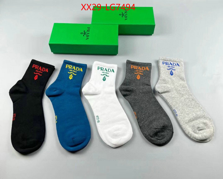 Sock-Prada high quality ID: LG7494 $: 29USD