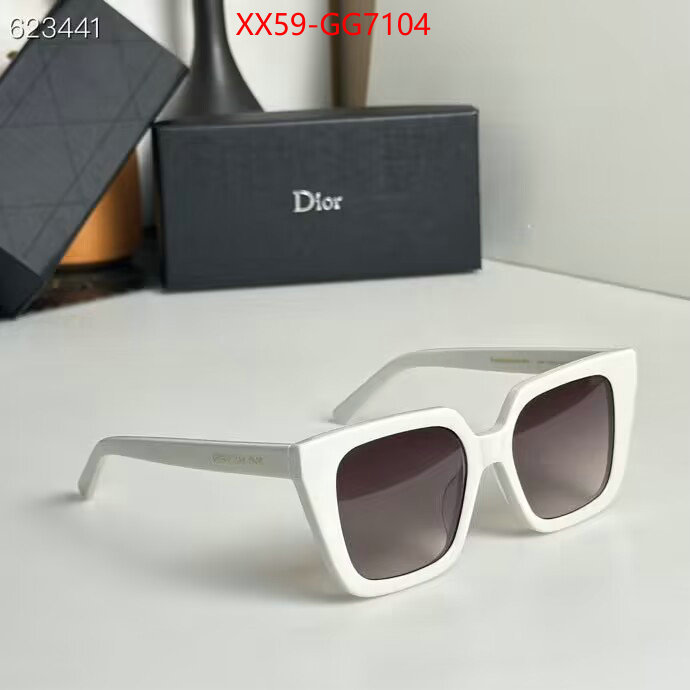 Glasses-Dior 2023 replica wholesale cheap sales online ID: GG7104 $: 59USD