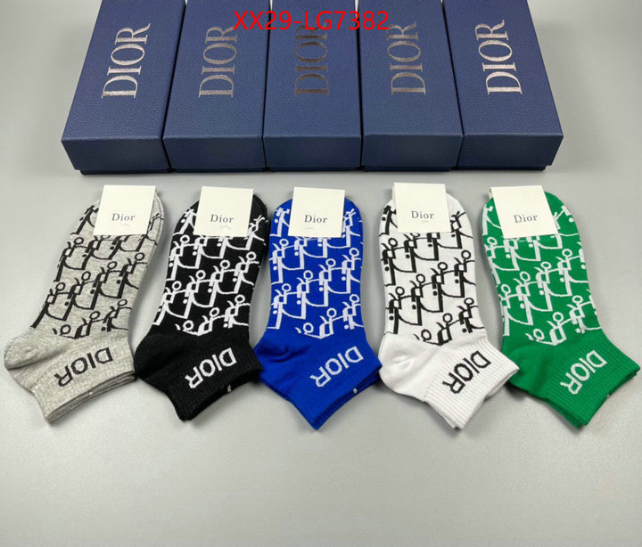 Sock-Dior fake cheap best online ID: LG7382 $: 29USD