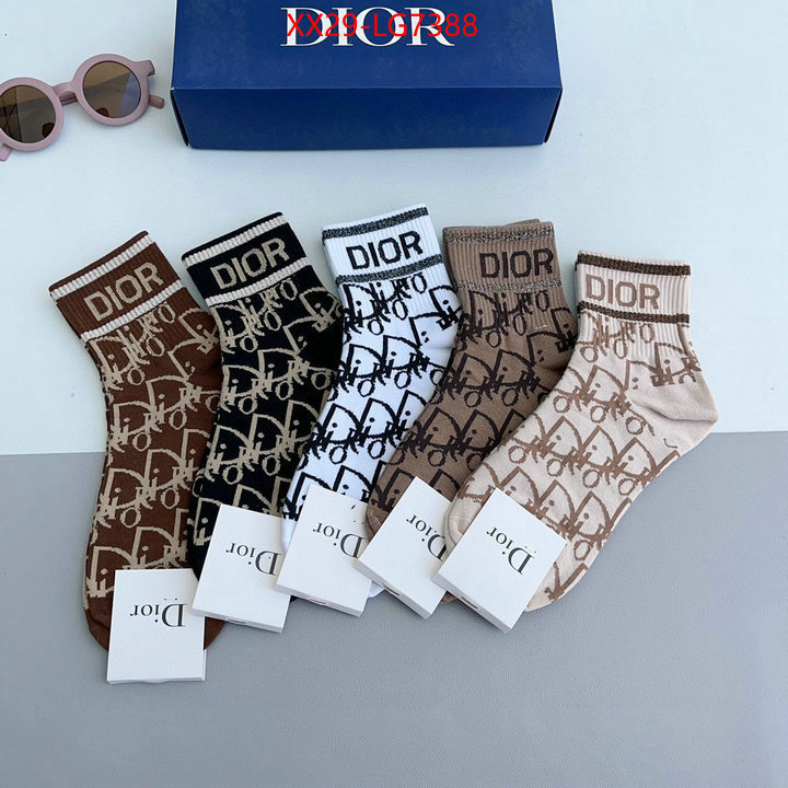 Sock-Dior best luxury replica ID: LG7388 $: 29USD