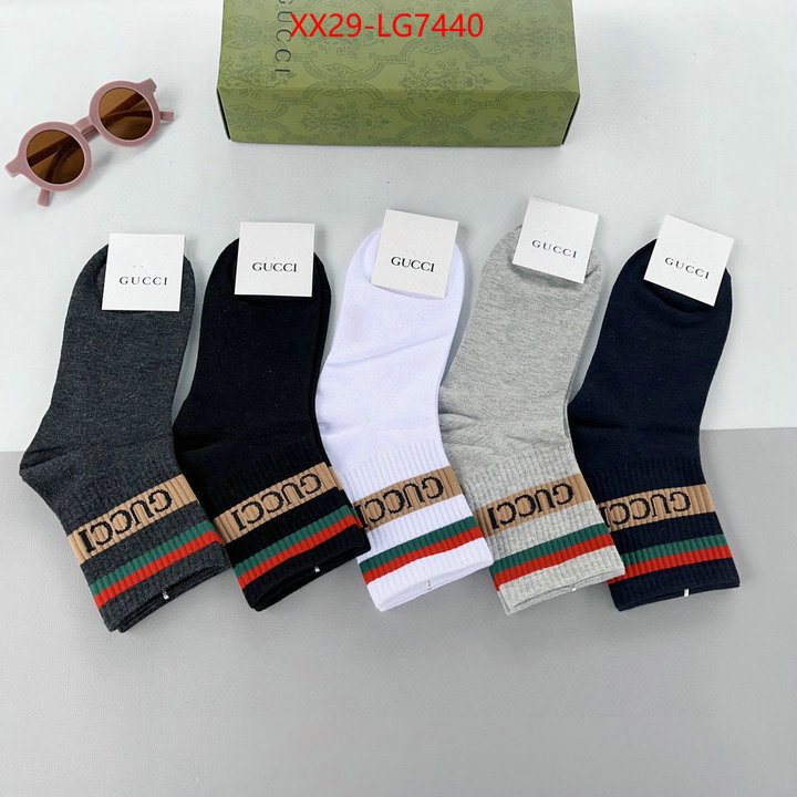 Sock-Gucci high ID: LG7440 $: 29USD