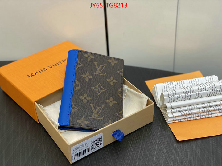 LV Bags(TOP)-Wallet what best replica sellers ID: TG8213 $: 65USD