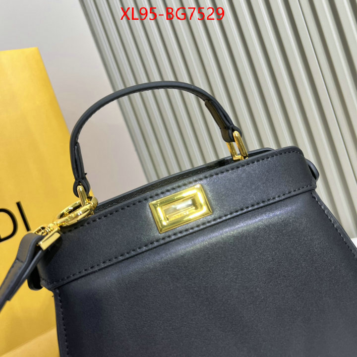 Fendi Bags(4A)-Peekaboo brand designer replica ID: BG7529 $: 95USD,