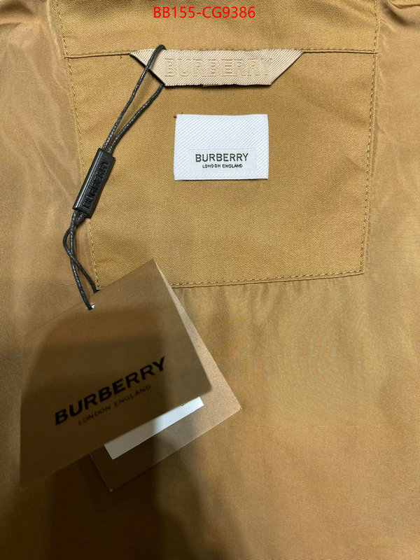 Clothing-Burberry high quality replica designer ID: CG9386 $: 155USD