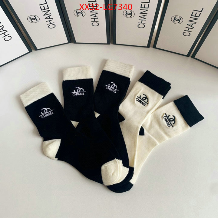 Sock-Chanel aaaaa quality replica ID: LG7340 $: 32USD