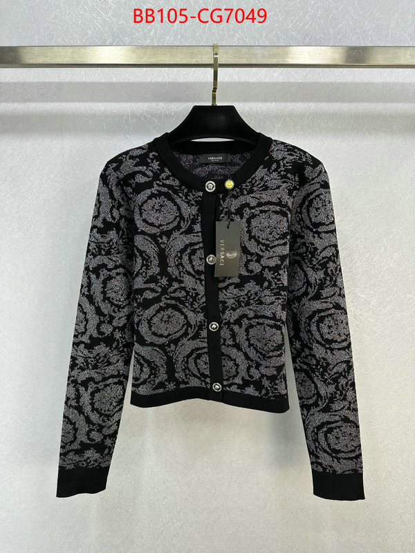 Clothing-Versace replicas buy special ID: CG7049 $: 105USD