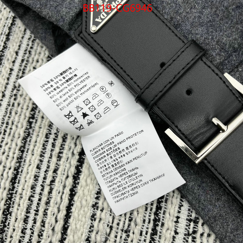 Clothing-Prada can you buy replica ID: CG6946 $: 119USD