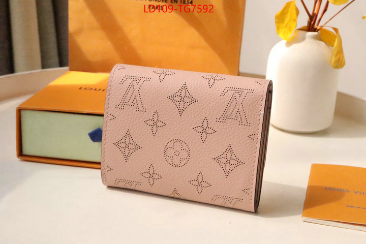 LV Bags(TOP)-Wallet fake cheap best online ID: TG7592 $: 109USD,