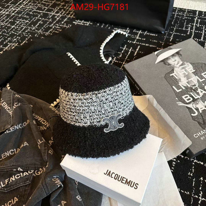 Cap(Hat)-Celine where to buy high quality ID: HG7181 $: 29USD