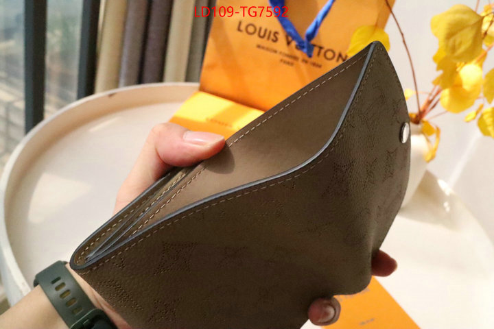 LV Bags(TOP)-Wallet fake cheap best online ID: TG7592 $: 109USD,