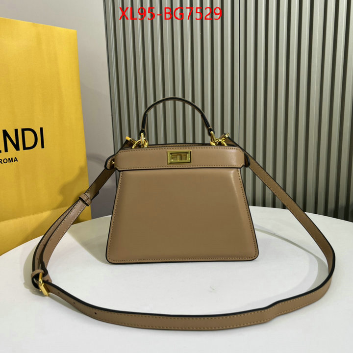 Fendi Bags(4A)-Peekaboo brand designer replica ID: BG7529 $: 95USD,