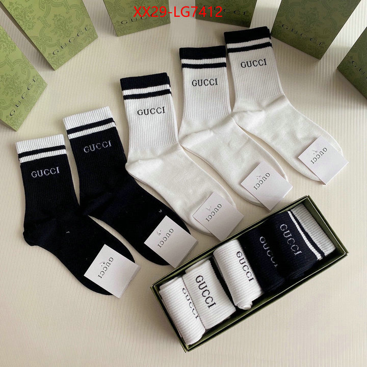 Sock-Gucci 2023 perfect replica designer ID: LG7412 $: 29USD