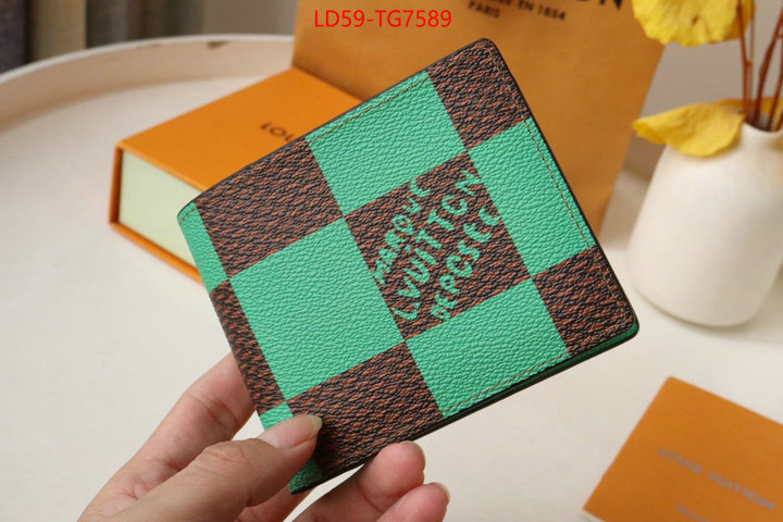 LV Bags(TOP)-Wallet replica how can you ID: TG7589 $: 59USD,