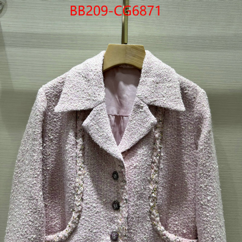 Clothing-Chanel the quality replica ID: CG6871 $: 209USD