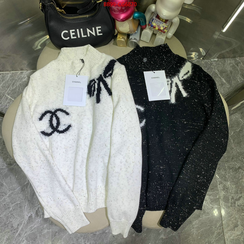 Clothing-Chanel how quality ID: CG6870 $: 99USD