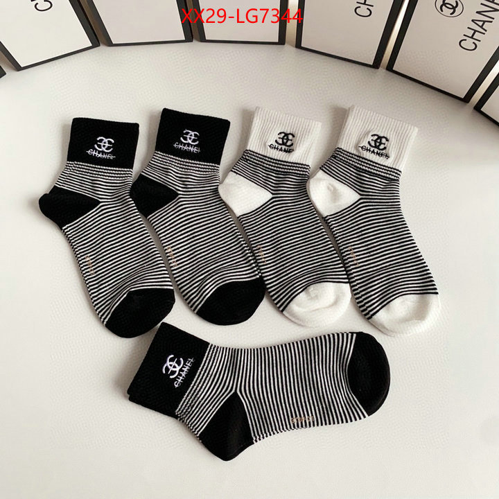 Sock-Chanel luxury shop ID: LG7344 $: 29USD