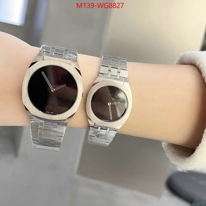 Watch(4A)-Gucci buy high-quality fake ID: WG8827 $: 139USD