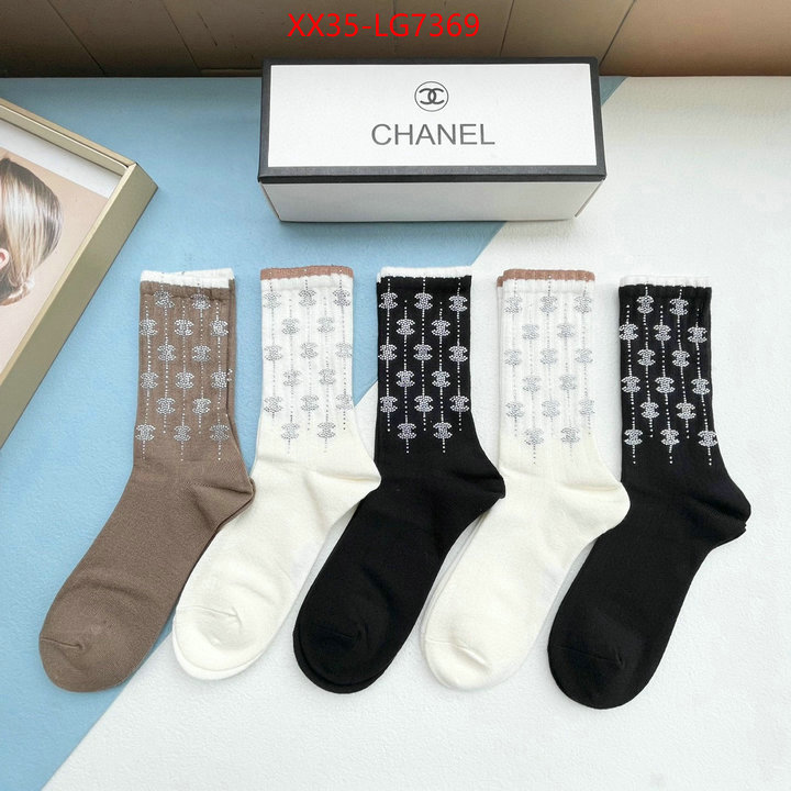 Sock-Chanel replica 1:1 ID: LG7369 $: 35USD