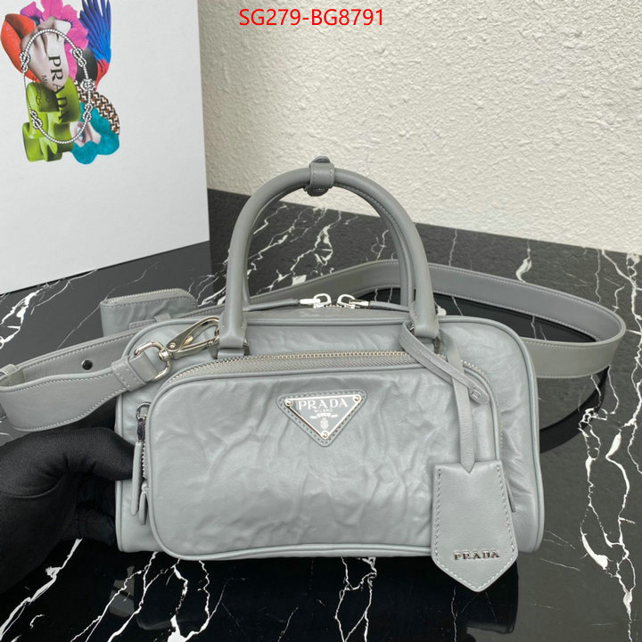 Prada Bags (TOP)-Diagonal- 2023 perfect replica designer ID: BG8791 $: 279USD,