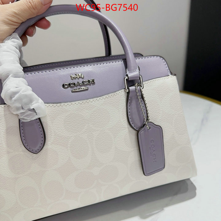Coach Bags(4A)-Handbag- counter quality ID: BG7540 $: 95USD,