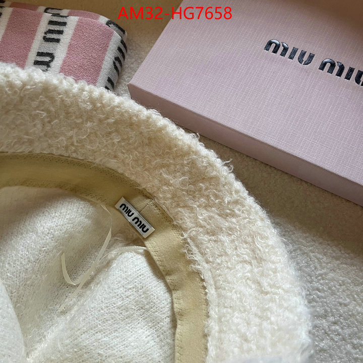 Cap(Hat)-Miu Miu where quality designer replica ID: HG7658 $: 32USD