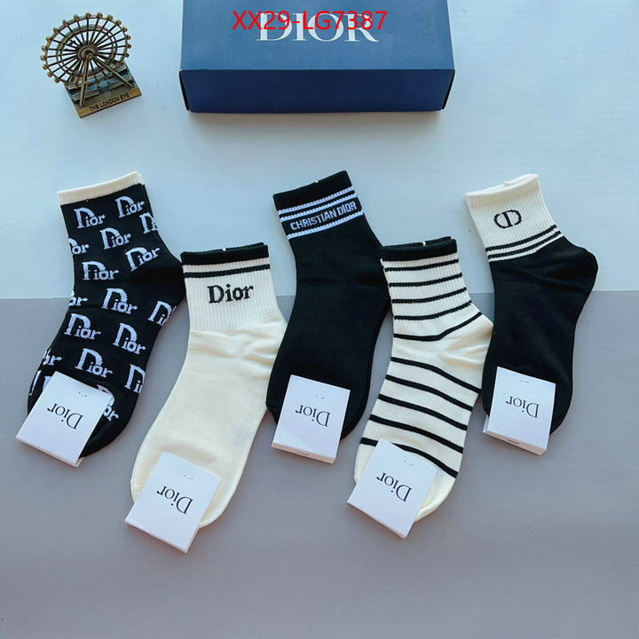 Sock-Dior best quality designer ID: LG7387 $: 29USD