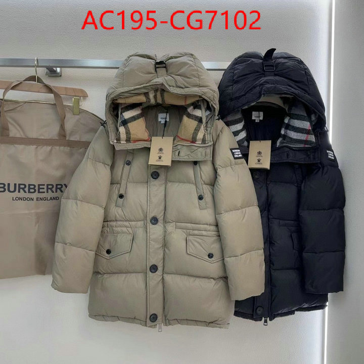 Down jacket Men-Burberry practical and versatile replica designer ID: CG7102 $: 195USD