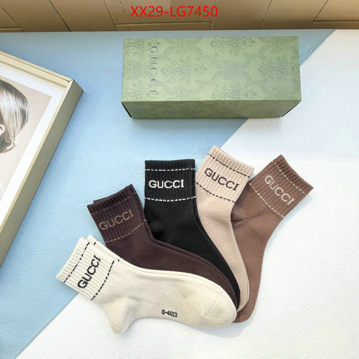 Sock-Gucci exclusive cheap ID: LG7450 $: 29USD