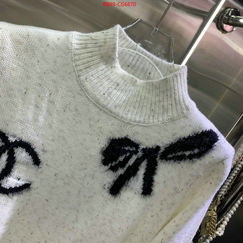 Clothing-Chanel how quality ID: CG6870 $: 99USD