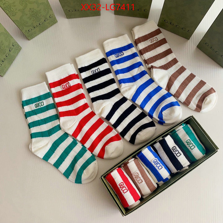 Sock-Gucci from china 2023 ID: LG7411 $: 32USD