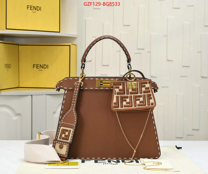 Fendi Bags(4A)-Peekaboo top grade ID: BG8533 $: 129USD