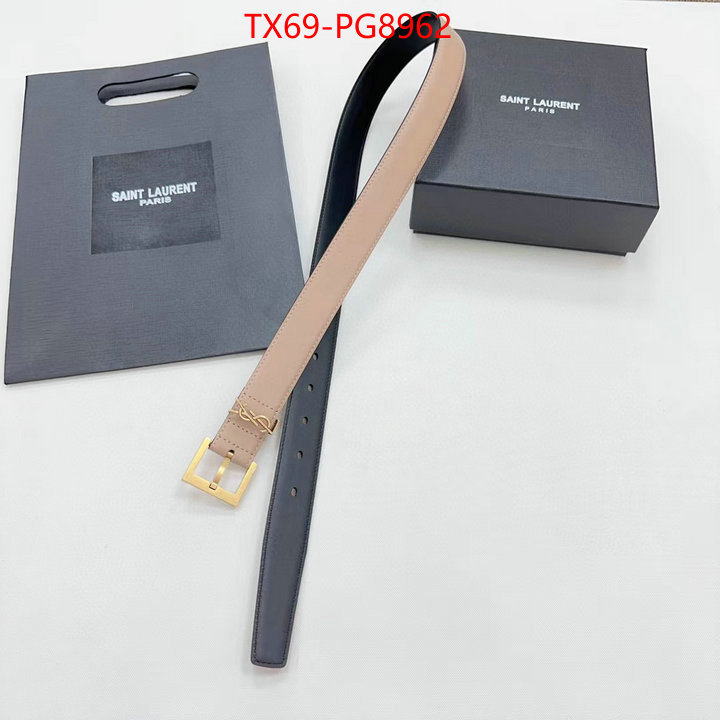 Belts-YSL luxury fake ID: PG8962 $: 69USD