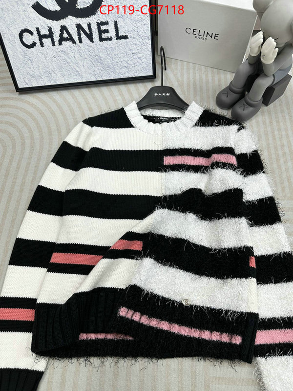 Clothing-Chanel best replica quality ID: CG7118 $: 119USD