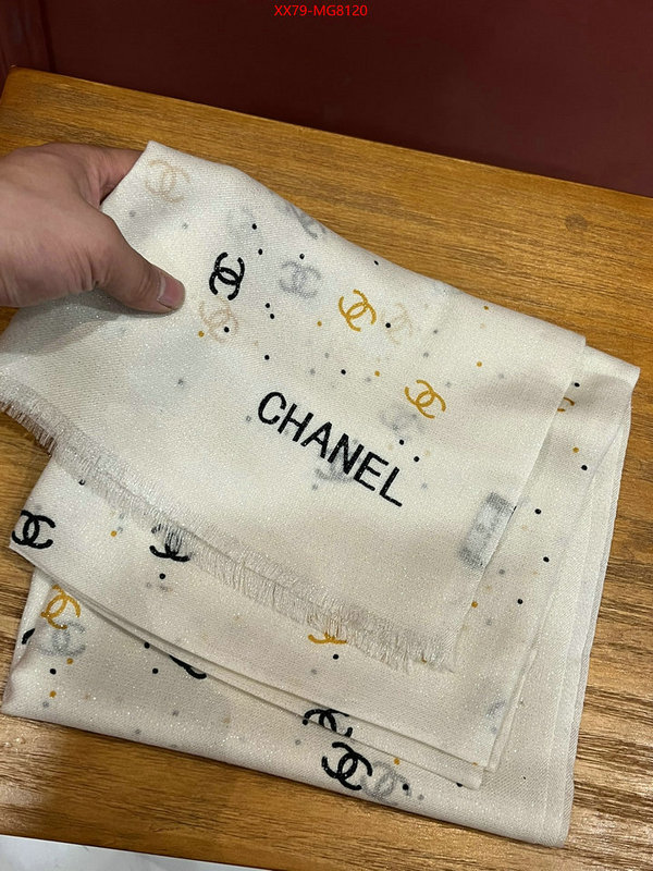 Scarf-Chanel top quality fake ID: MG8120 $: 79USD