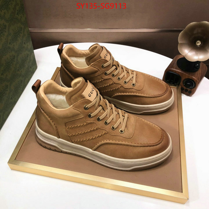 Men Shoes-Gucci designer wholesale replica ID: SG9113 $: 135USD