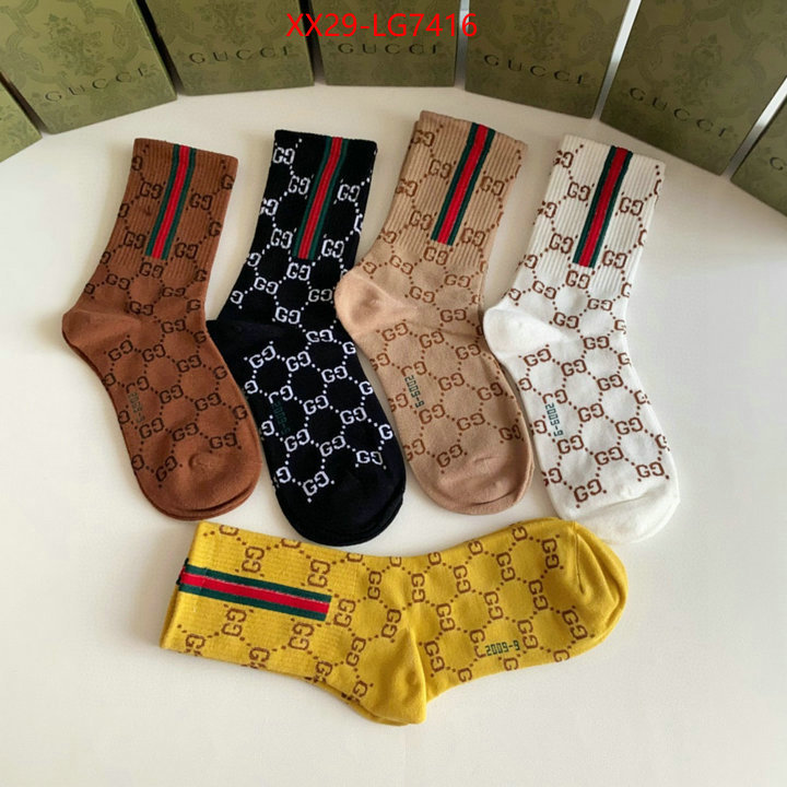 Sock-Gucci we provide top cheap aaaaa ID: LG7416 $: 29USD