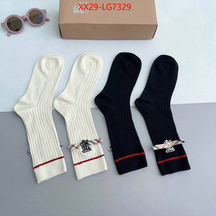 Sock-Burberry wholesale 2023 replica ID: LG7329 $: 29USD