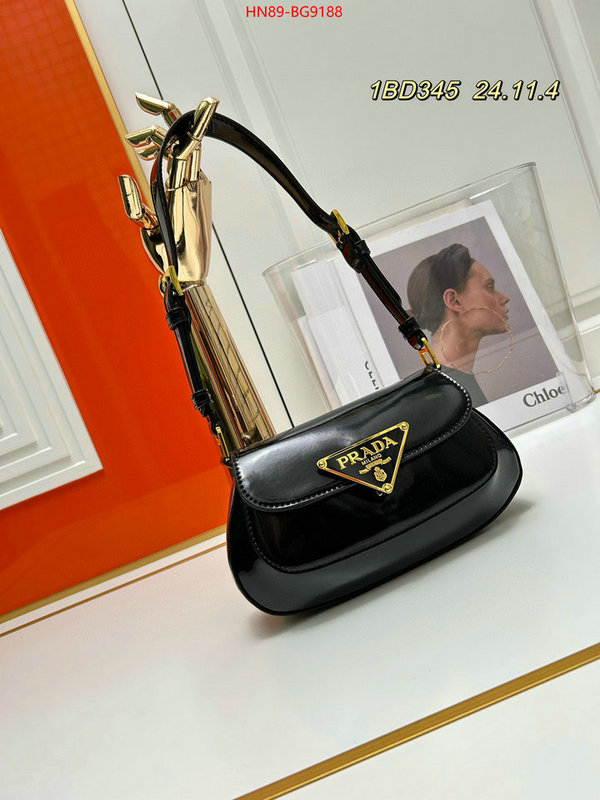 Prada Bags (4A)-Diagonal- what ID: BG9188 $: 89USD,