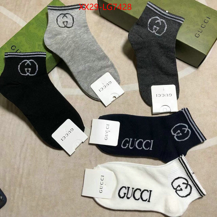 Sock-Gucci replicas buy special ID: LG7428 $: 29USD